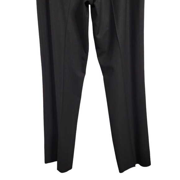 Ralph Lauren Womens Black Label Sz 12 Pants Career Flat Front Side Zip Wide Leg - Picture 6 of 10